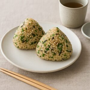 青しそ玄米おにぎり