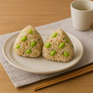 枝豆雑穀おにぎり
