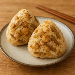 かしわおにぎりのレシピ