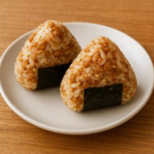 納豆おかかおにぎり