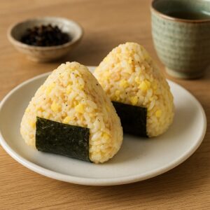 ツナと卵のたんぱく質おにぎり