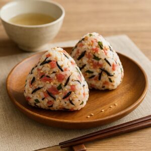 梅ひじきおにぎり